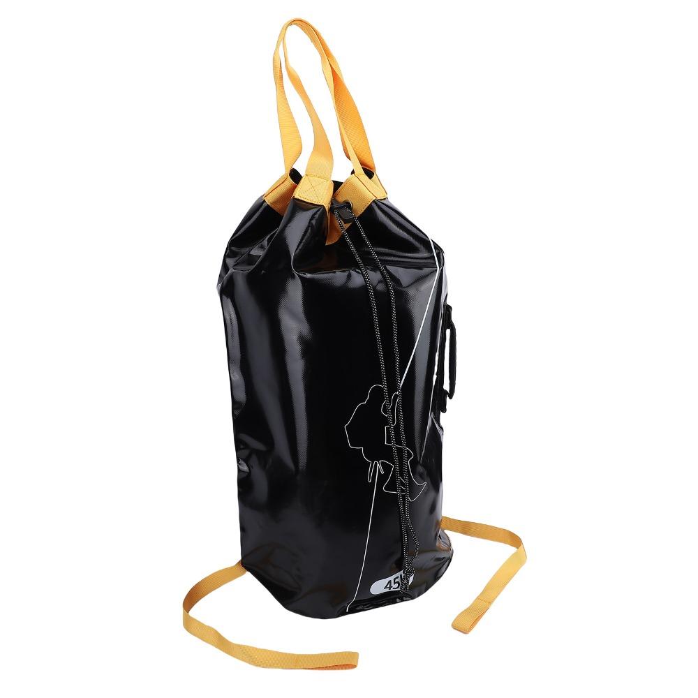 Wide Opening Caving Rope Bag Drawstring Closure Rescue Rope Backpack  Caving Exploration