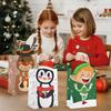 Christmas Gift Bags Festive Holiday Party Unique Shaped Tote Bags for Candy and Party Favors Perfect for Kids Kit