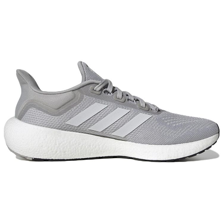 Adidas PureBoost 22 Grigio Sneakers Unisex Grigio-Due Bianco Nuvola Nero Core GW9152
