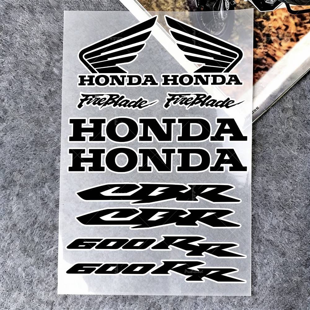 For Honda Stickers Reflective motorcycle stickers, 3M safety warning at night in the dark scooter helmets TT5 zjyr1