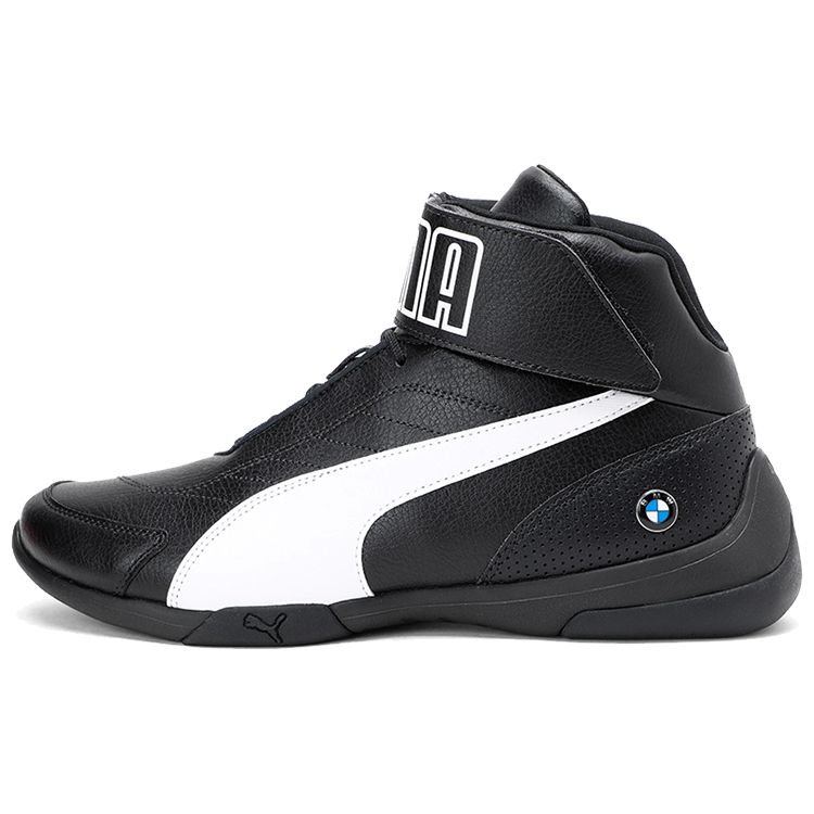 

Puma Bmw M Series Kart Cat Iii Mid Synthetic Leather Training Shoes Men Sneakers Black White 306196-01 42