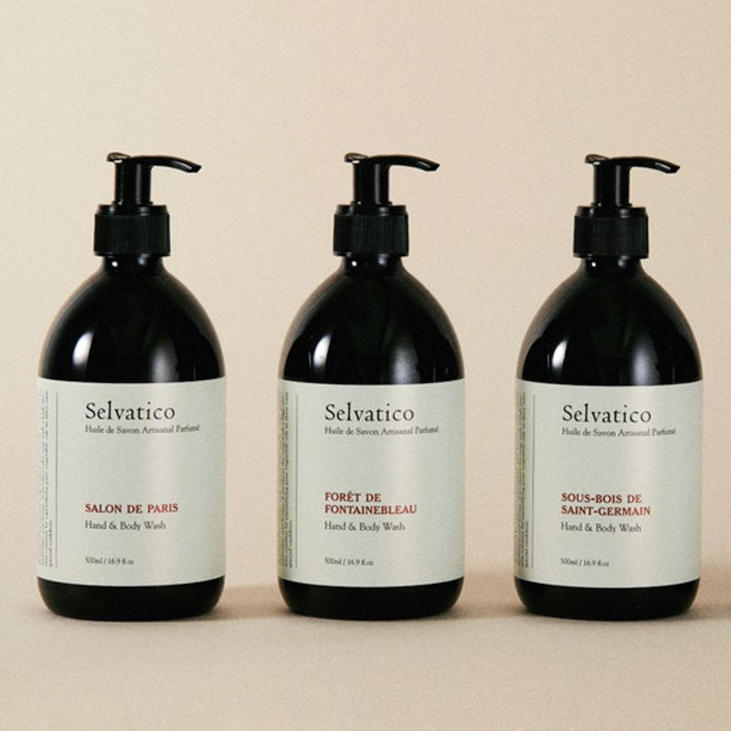 Selvatico Body Wash 500ml 2-pack (choose 1 of 5) Option 1_Salon de Paris 500ml