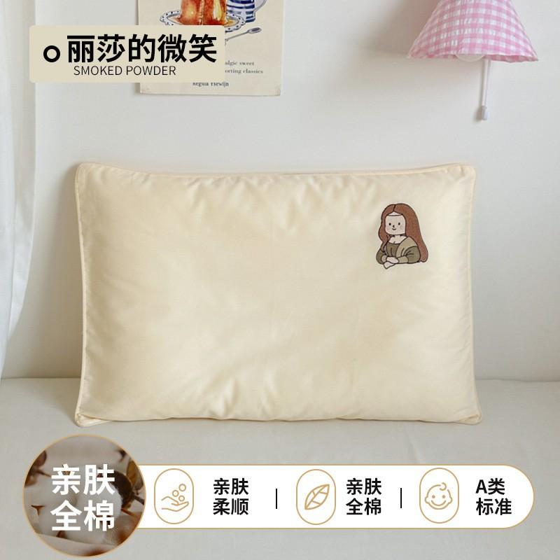 100-Thread Count Pure Cotton Pillowcase Kids Babies 30x50cm Or 40x60cm Cartoon Style Soft Breathable Bedding Cover