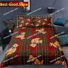 Set da letto con motivo orsacchiotto semplice copriletto federa cartone animato tessile per la casa decorazione camera da letto bambini adulti