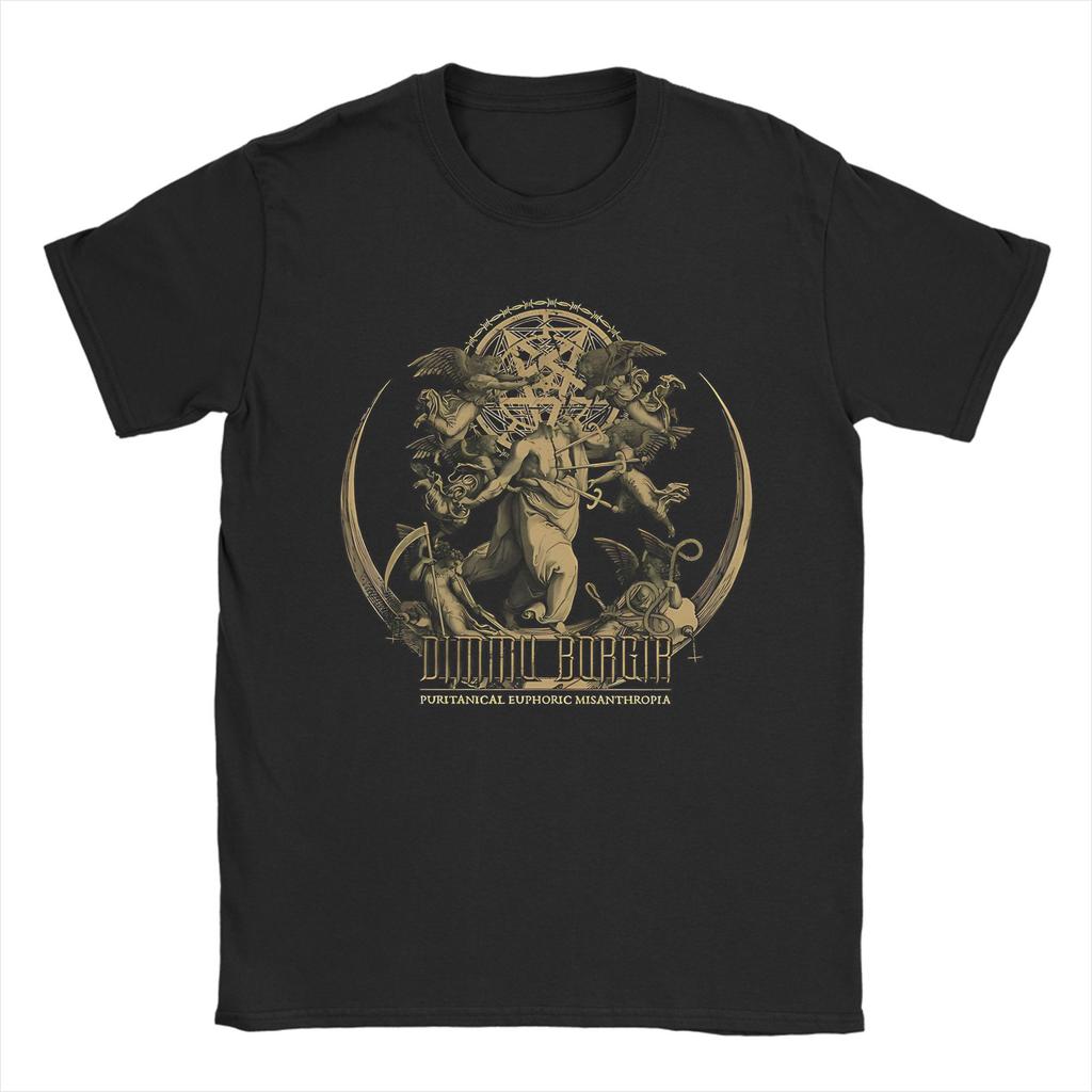 Dimmu Borgir Black Metal Band Outfit Unisex T Shirts Cotton Tee Fashion  T-shirt Clothing