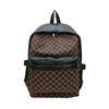 Schoolbag Chessboard Plaid Backpack Men's Backpack Commuter Waterproof Lightweight Travel Bag Men's Trendy College Student School Bag Women's