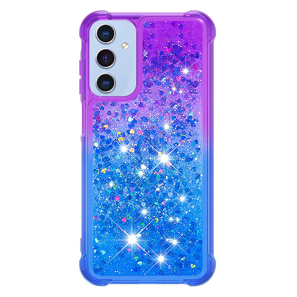Quicksand Case for Samsung Galaxy A17 Glitter Flash Gradient Case for Samsung A16 A15 A14 A13 4G 5G A12 Phone Cover Fundas Coque