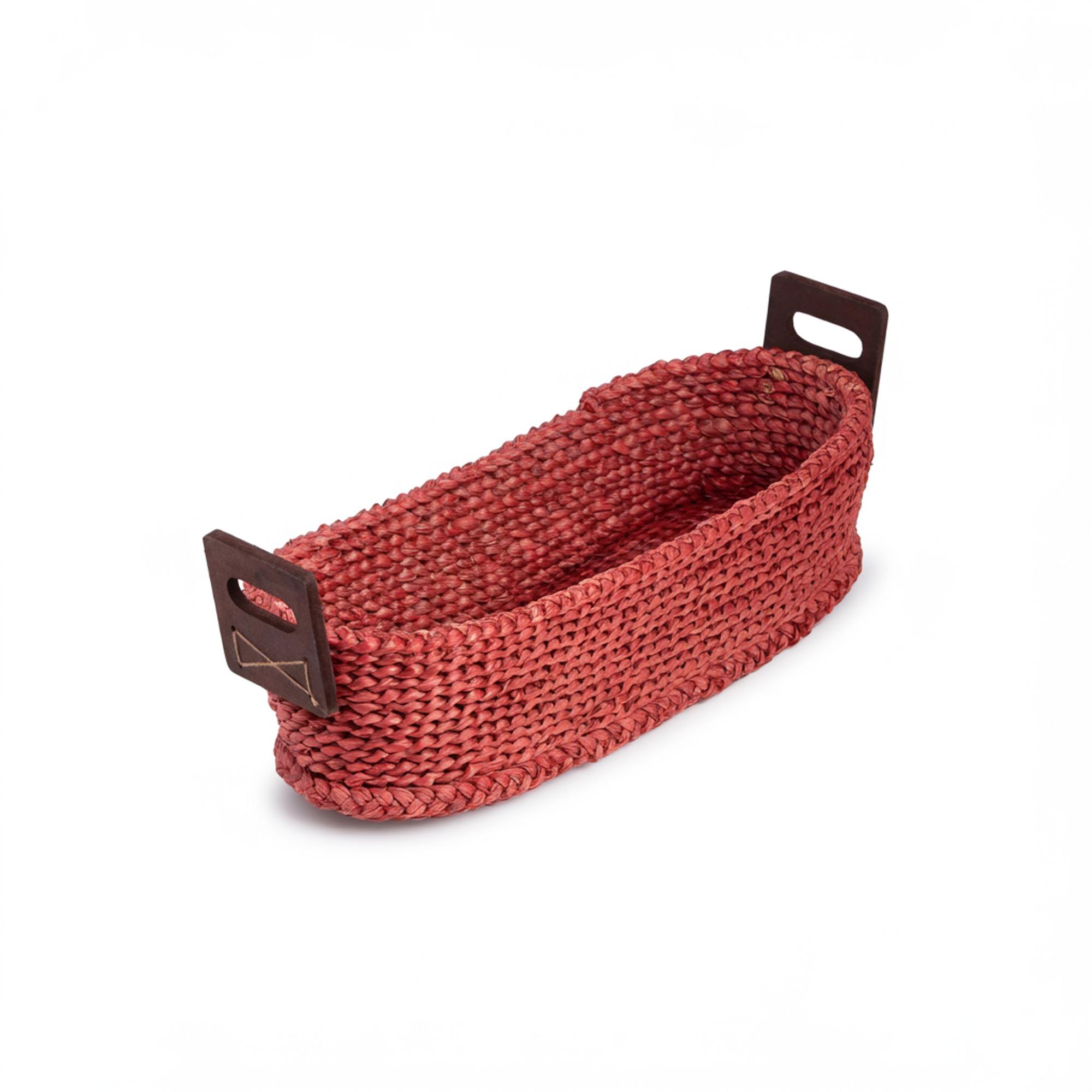 Hogla Grass Multipurpose Oval Basket with Handles