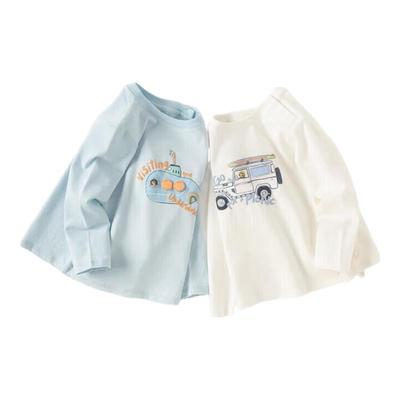 David Bella Kinder Cartoon Langarm-T-Shirt