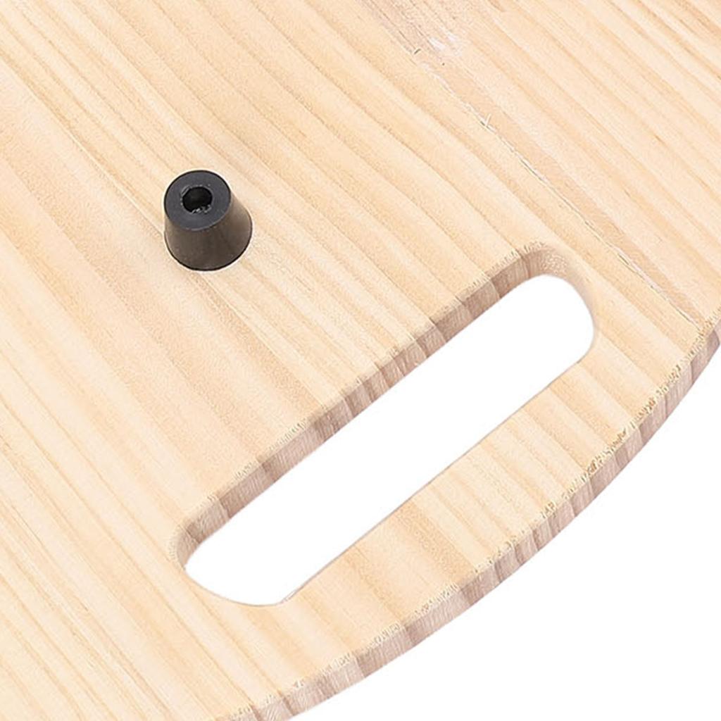 Holzschiebeunterlage für TM5 TM6 Mixer Bequem zu verwenden Komfortabler Griff Arbeitsplatte Küchengerät Umzugshelfer Schiebeunterlage Brett