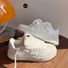 Thick-soled Beige Bread Shoes Women's Retro College Style Casual Sports Board Shoes Autumn New Models