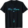 Schwangere Meerjungfrauen-Mama Mer-Mama Schwangerschafts enthüllendes T-Shirt