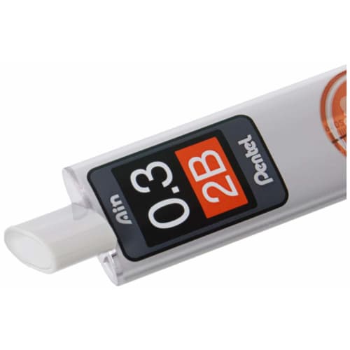 Pentel mechanical pencil lead Einstein lead C273-2B 0.3mm 2B