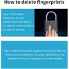 Keyless Portable USB Charging Fingerprint Lock,Smart Padlock Quick Unlock Waterproof and Rustproof,Smart Lock for Warehouses, Gym, Schools, Homes,