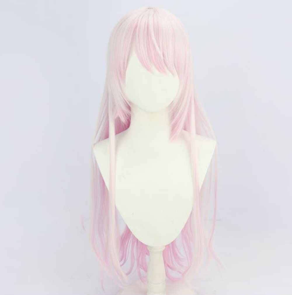 Cosplay Wig, Yuika Shiina (Shiina Yuika), Pink Gradient, Heat-resistant Wig, Perfect for Halloween, Events, Photo Shoots, and Festivals. (C)