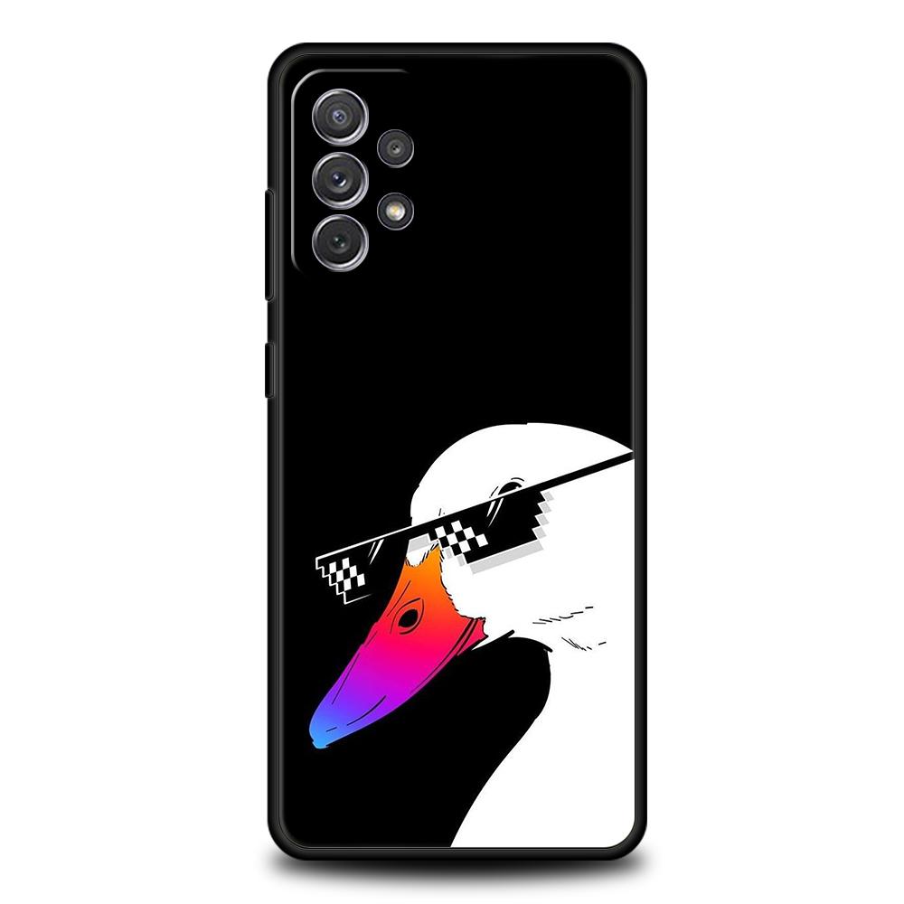 

Мультяшный Милый Гусь Игровой Чехол для Телефона для Samsung Galaxy A15 A14 A25 A54 A34 A51 A71 A72 A73 A32 A52 A52S A11 A21S A31 5G ТПУ Чехол for Samsung A11