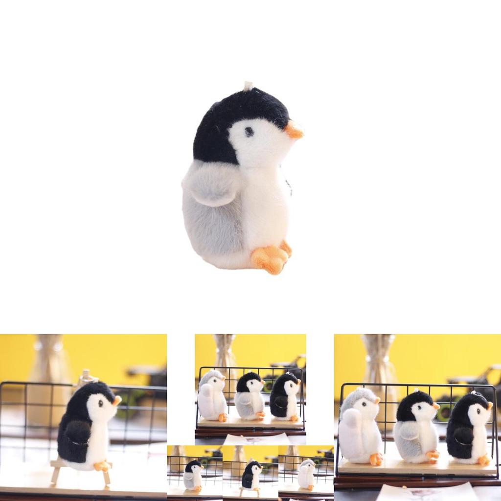Cute Soft Plush Penguin Keychain Miniature Stuffed Animal Bag Decoration