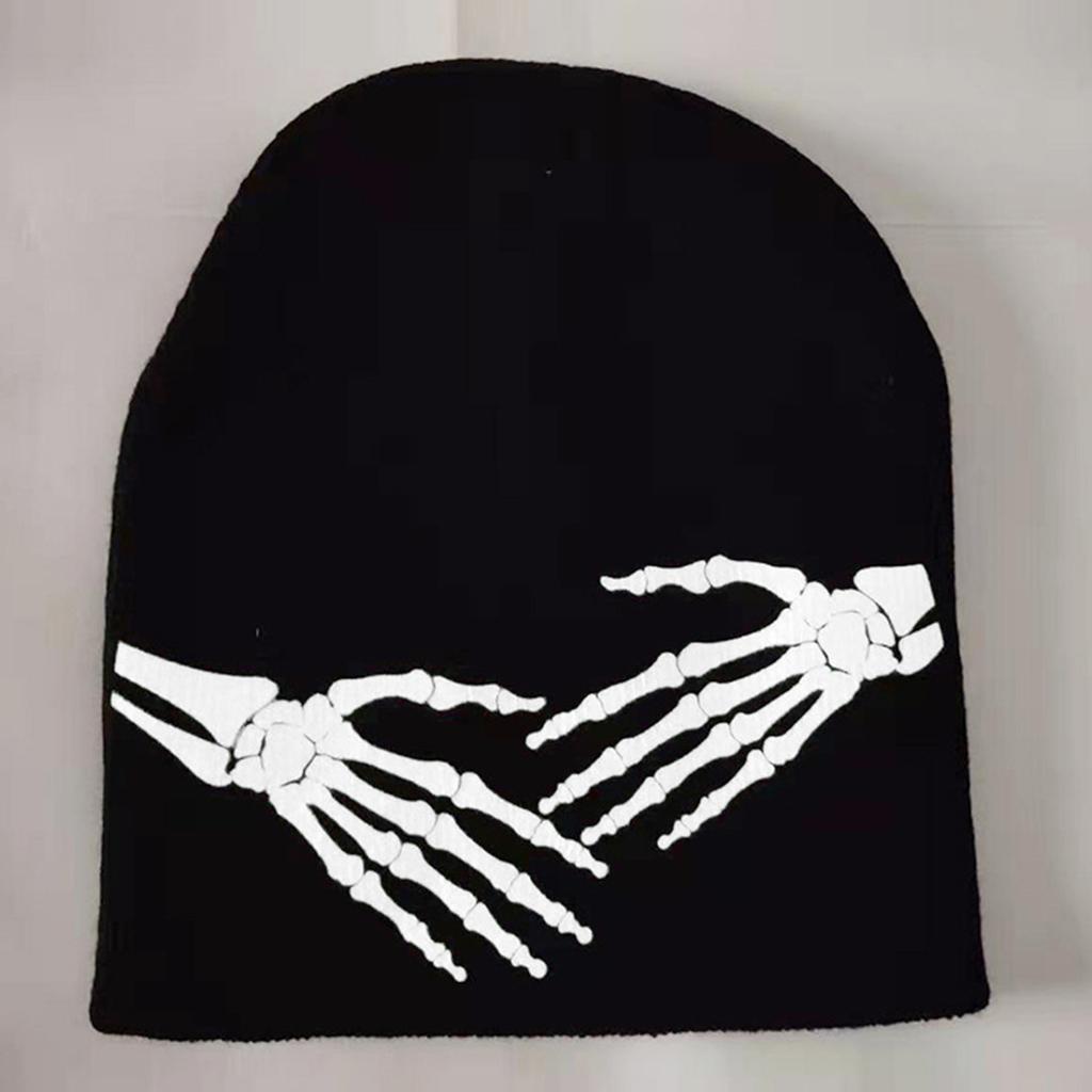 Multifunctional Comfortable Hat Handmade Hat Letter Knitted Hat for Daily Warm Accessory for Winter Fashion