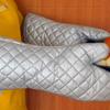 High-Temperature Resistant 400°C Microwave Garment Steamer Baking Heat-Insulation Anti-Scald BBQ Commercial Long Thick Gloves