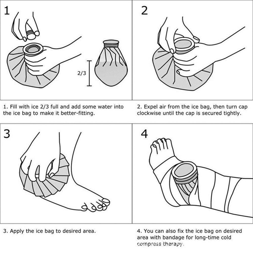Cloth, Ice Bag, Ice Pack, Physical Pain Relief, Exercise Ice Molds