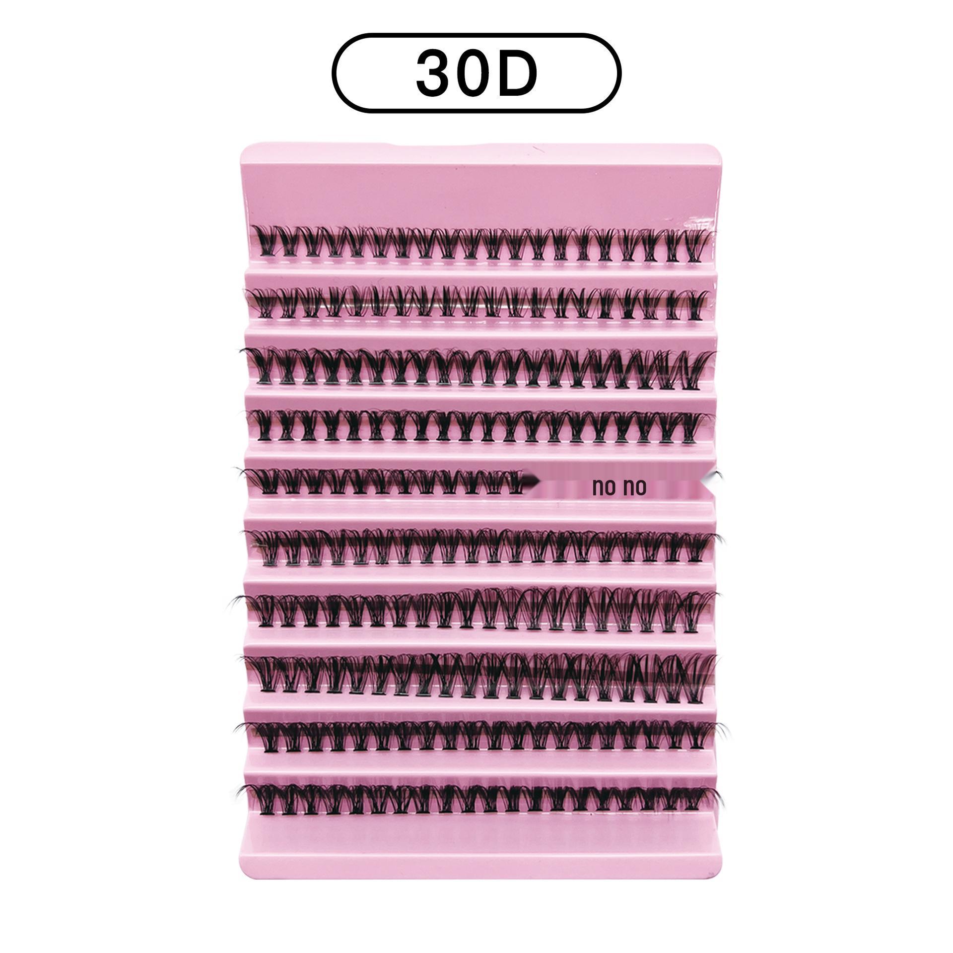 

Eyelash Glue Set with 200 D Curl Segmented Cluster Lashes - Cross-border Hot-selling