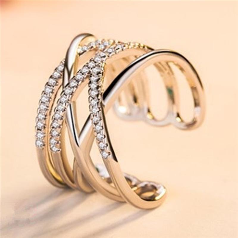Yihua Roumei Line Entangle Love Rings
