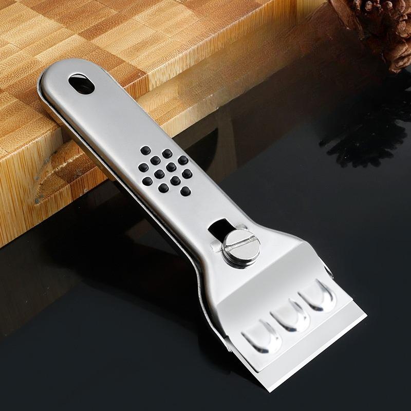 Multi Functional Cleaning Scraper, Kitchen Tile Cleaning Scraper, Wall and Floor Cleaning Scraper, Stainless Steel Cleaning Shovel
