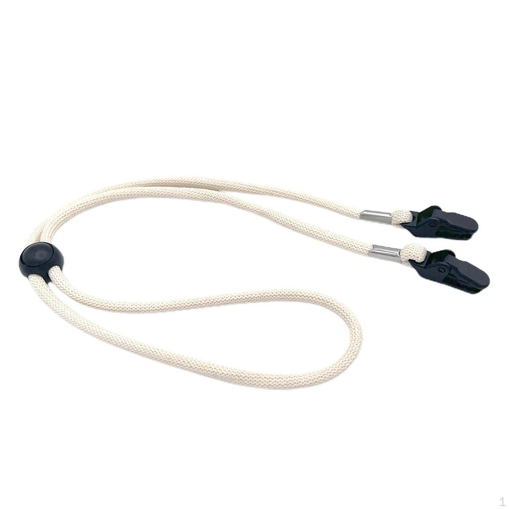 Hutband-Clips Kappe mit Kordelzügen Polyester Leinen-Clip Halter für Camping