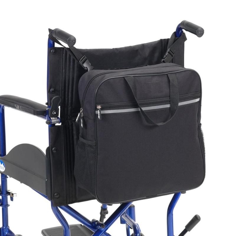 Rollstuhltasche Rollstuhl Armlehntasche Rucksack Behinderten-Rollstuhl Multifunktionale Hintere Hängetasche Aufbewahrung Aufbewahrungstasche Handtasche