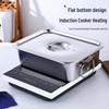 Food Grade Stainless Steel Rectangular Basin with Handles