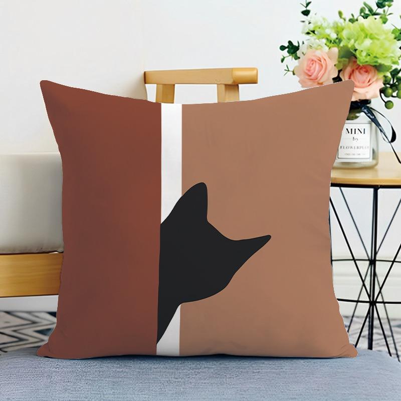 Morandi Farbabstimmung Druck Dekorative Kissenhülle Schlafzimmer Wohnzimmer Quadratische Kissenhülle