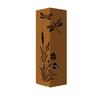 Stable Tall Metal Garden Ornament With Intricate Carving Artistic Garden Stake Suitable For Porch And Deck Display