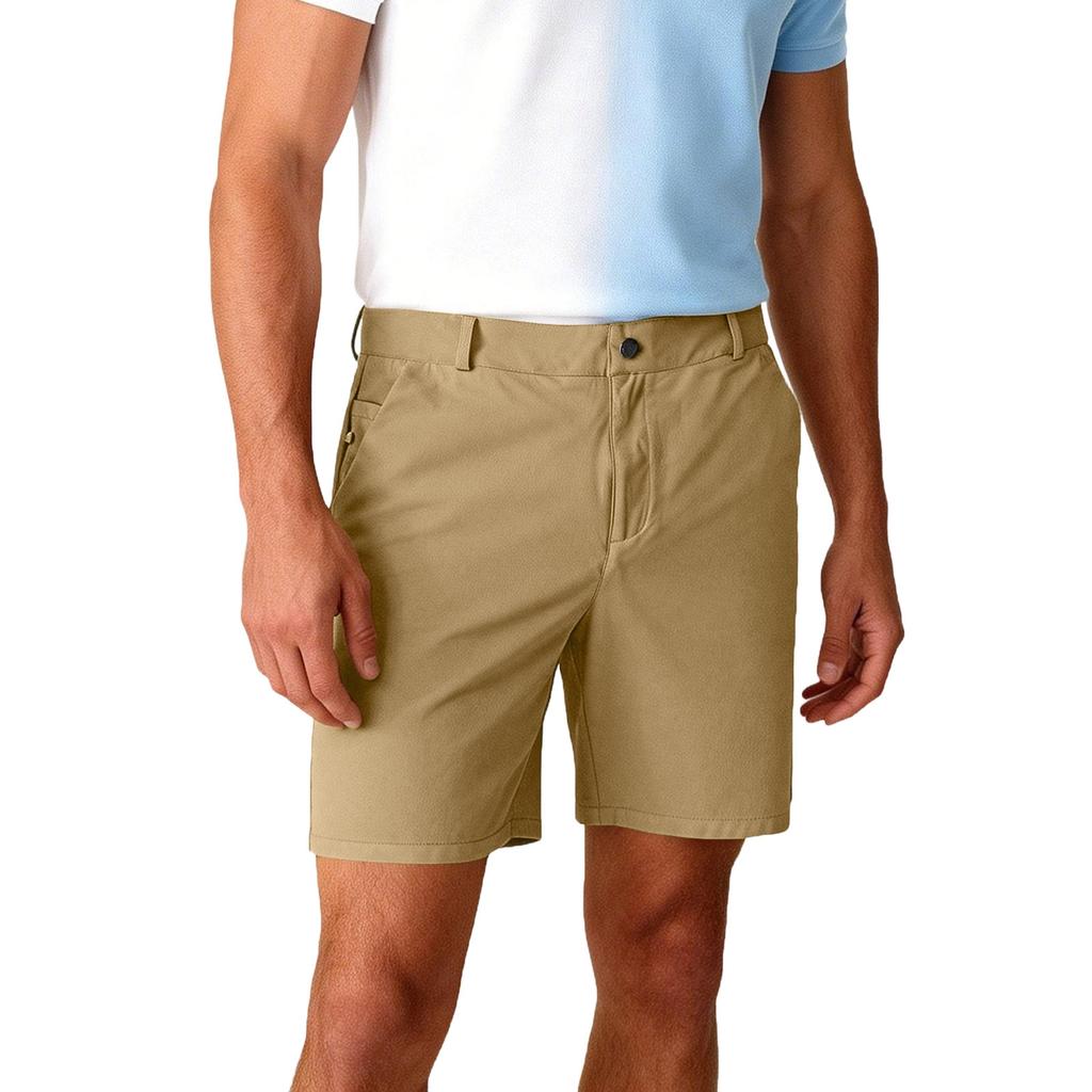 Herren-Golfshorts, Fünf-Taschen-Hose, Arbeits- und Freizeithose mit geradem Bein, Leichte und schnelltrocknende Outdoor-Sporthose