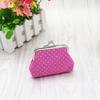 Women Coin Purse, Polka Dot Printing Mini Lightweight Pouch, Pocket Size Kiss Lock Coin Pouch, for Coins Earrings Hair Ties Small Items