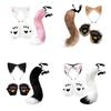 Realistic Animal Foot Costuming Gloves Soft Fleece Faux Hair Halloween Costume Addition For Kids Adults Party Acting