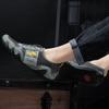 Herren-Freizeitschuhe aus Gummi mit weicher Sohle, großes atmungsaktives Mesh-Gewebe, Schweinsleder, Auto-Freizeitschuhe