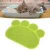 Non-Slip Cat Litter Pad PVC Pet Food Placemat Durable Litter Box Mat  for Cats and Dogs