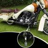 Motorcycle Good Luck Pendant Good Luck Bell 3D Stainless Steel Pendant with Clear Sound for Electric Scooter Motorcycle Bicycle