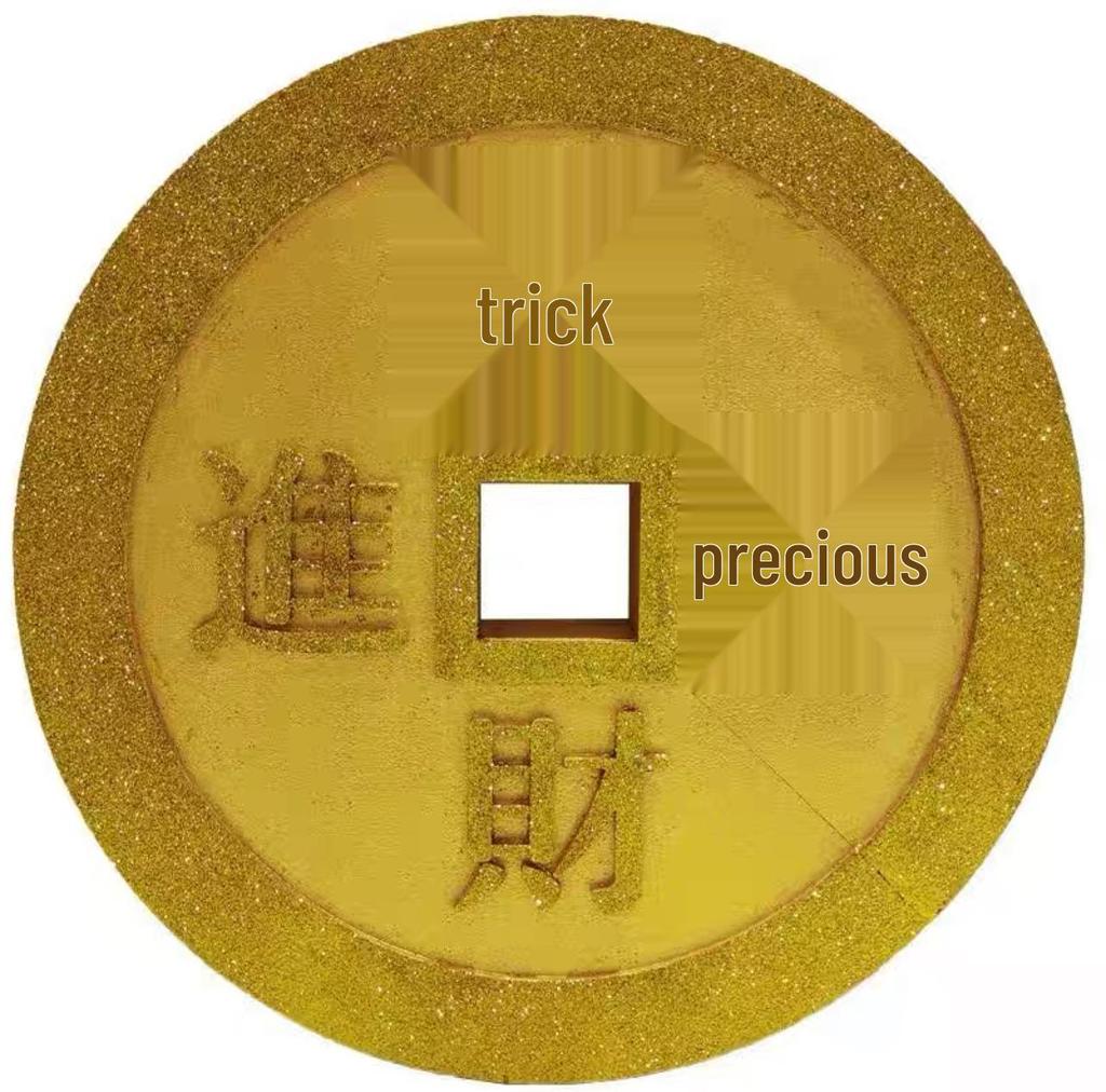 Lingots Dorés Décorations Festives - Ornements Trésors du Festival du Printemps