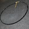 LATS Simple Black Beads Short Necklace Female Jewelry Women Choker Necklaces Bijoux Femme Ladies Party Gift