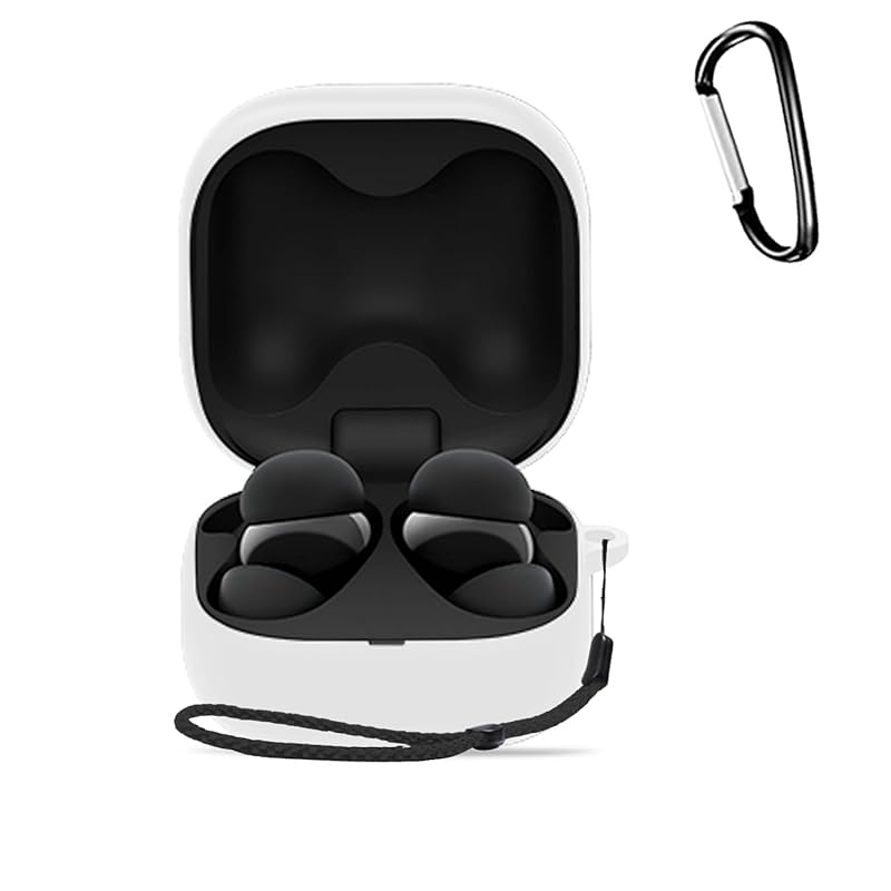 

SONY LinkBuds open For WF-L910 case Full protective cover silicon case [HUKWIMO] With carabiner Shockproof waterproof dustproof Can be charged while