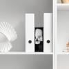Yousheng Halloween Skull Bookend Bookshelves Decoration Spooky Gothic Skull Figurine Home Office Desktop Book Stopper Ornament