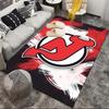Jersey Devils Logo Area Rug Suitable for Indoor And Outdoor,Carpets for Kitchens, Homes, Offices, Living Rooms,Home Decor,Christmas Gift
