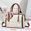 Exquisite Oriental Embroidery Daily Handbag For Middle Aged Ladies, Multi-purpose Top Handle Shoulder Crossbody Gift Bag