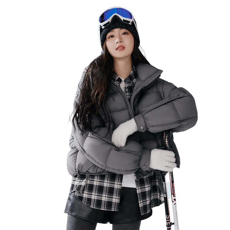 Xiangying Women s Puffy Goose Down Jacket L