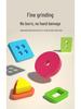 Montessori Wooden Geometric Shape Stacking Blocks for Early Education