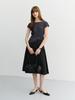 Deonseuteu Pleats Blouse_Udbl6B229_Charcoal Gray