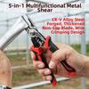 Multifunctional Wire Stripping Pliers Anti Slip Handle Aviation Snips Metal Sheet Shear  Linesman