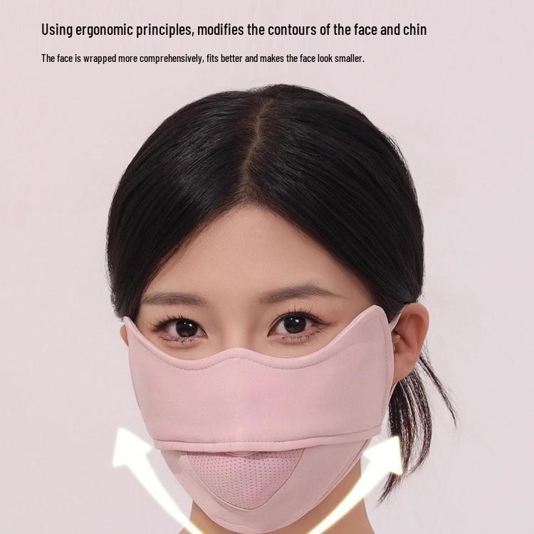Newcomer Exclusive: Women's Autumn/Winter Fleece-Lined Breathable Sun Protection Face Mask