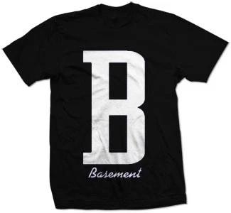New Music Basement B Logo Black T Shirt 2XL